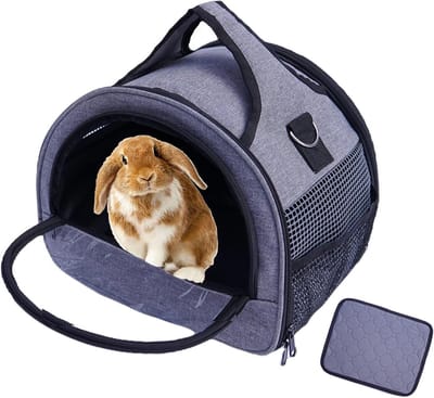 Huisdieren Drager - Dieren tas - Veilig Vervoer - Waterdicht Kussen - 30 cm Lengte - Grijs