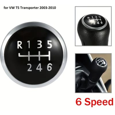 5/6-versnellingen Versnellingspookknop Stofhoes voor VW Transporter T5 T5.1 GP 2003-2011, Auto Versnellingspookknop, Kunststof Materiaal, Auto Interieur Accessoires