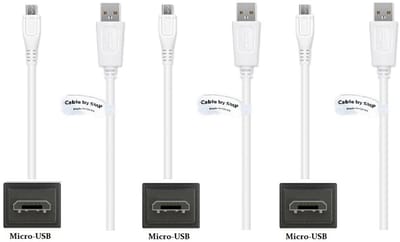 3 stuks OneOne 1,0m Micro USB kabel. Standaard laadkabel. Oplaadkabel snoer past op past op Samsung Galaxy Tab 3V, On 5, On5 Pro, On 6, On7, On7 Pro, On8, S, S Plus, S1, S2, S3, S3 Mini,S4, S4 Mini,S5, S5 Active, S5 Mini, S6, S6 Edge