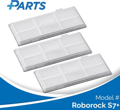 Roborock S7+ Filters (3 Stuks, Plus.Parts® alternatief voor 8.02.0082)