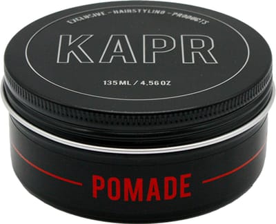 KAPR Pomade 135ml – Haar Pomade Mannen – Waterbasis Styling Pomade – Medium Hold – High Shine – Barber Hair Pomade