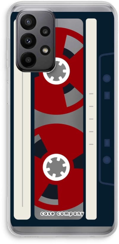 Case Company® - Hoesje geschikt voor Samsung Galaxy A23 hoesje - Here's your tape - Soft Cover Telefoonhoesje - Bescherming aan alle Kanten en Schermrand