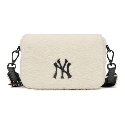 MLB Letterlogo NY Yankees Letter Schoudertas Unisex Schoudertas Zwart Wit 3ACRS1126-50CRS Small beige