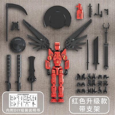 3D Geprinte Multi-Gewrichtige Beweegbare Lucky 13 Actiefiguren Volledige Lichaamsmontage Voltooid Actiefiguur Dummy Speelgoed Verjaardagscadeaus zilver