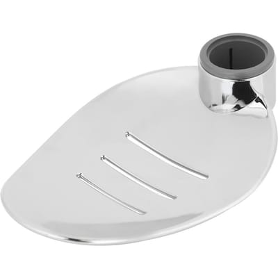 Hefstang Rek Bakje Douche Zeepbakje Roestvrij Spons Zeep Houder Voor Badkamer white