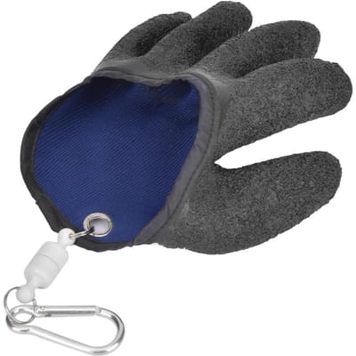 Visvanghandschoenen Waterdicht Sneldrogend Antislip Latex Steekwerende Handschoenen(Linkshandige Visvanghandschoenen ) blue