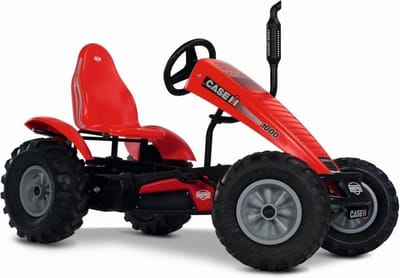 BERG XL frame Case IH BFR Skelter - Met handrem - Verstelbare Stoel - Rood - Vanaf 5 jaar