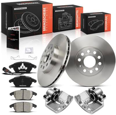 Frankberg 2x Remklauw+2x Remmen+4x Remblokken Voor voor VW