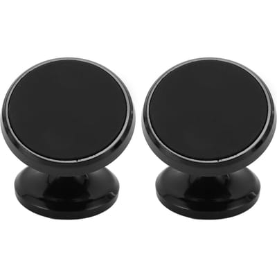 2 STUKS Auto Telefoonhouder Plastic 360 Graden Rotatie Magnetische Auto Mobiele Telefoonhouder black