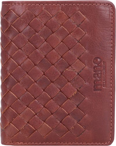 mano Don Luca Creditcard etui Leer 8 cm - 4 Sleuven - cognac