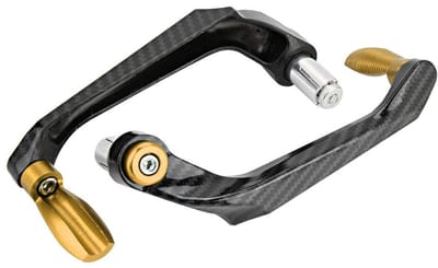 Dailygoody - 22mm Stuur Rem Beschermer - Aluminiumlegering - Goud - Koppelingshendel Guard - Slijtvast en Duurzaam - Geschikt voor Off-Road Fietsen