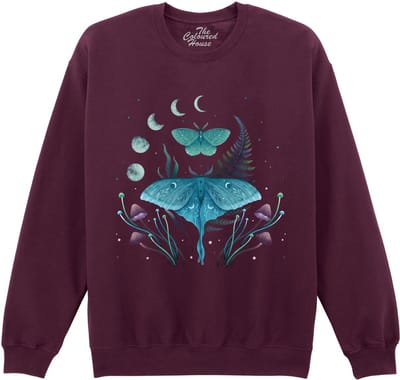 Vlinder Paddestoelen Luna And Emerald The Coloured House Sweater S