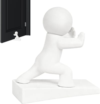Leuke deurstop - Antislip wig - Deuren open houden - Creatief vormontwerp - 12.2 x 12 x 12 cm - A