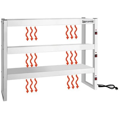 GGM Gastro Infrarot-Wärmebrücke - 1200x300mm - 3 beheizte Etagen