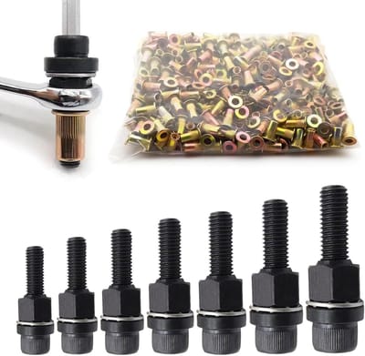 Klinkmoertang Set - Klinkmoer Gereedschap - Metaal Verbindingen - 7 Maten Inclusief - M3 T/M M12