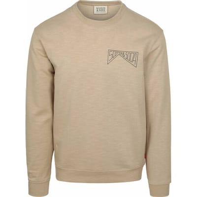 Sweaters Scotch &amp; Soda Sweater Logo Beige