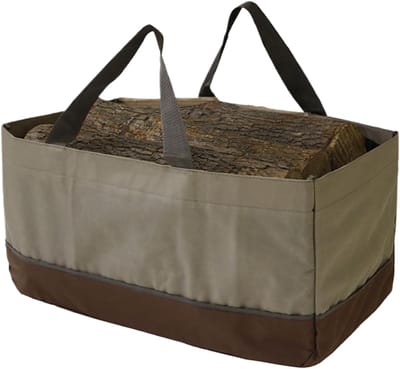 Houten blokken houder - Draagtas opslag - Open haard camping - Waterdicht Oxford stof