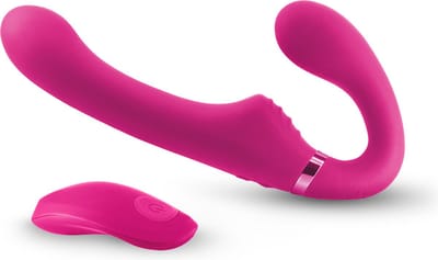Strapless strap-on dildo ShiShi Midnight Rider - roze