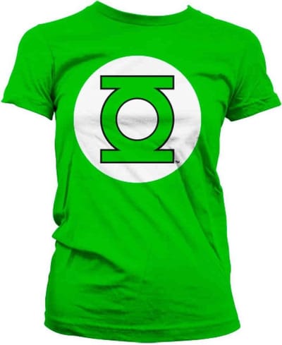 DC Comics Green Lantern Dames Tshirt -S- Logo Groen