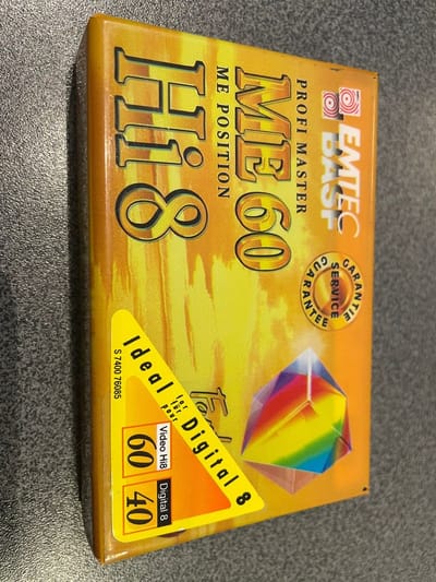 EMTEC BASF cassette Hi8 ME60