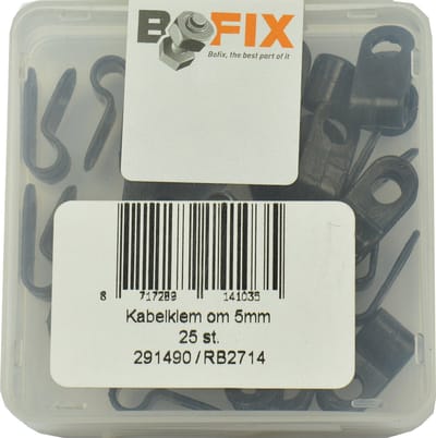 Bofix kabelklem Per doosje van 25 stuks