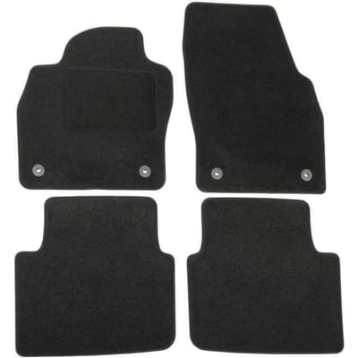 Tapis de sol - Skoda - Scala - Velours noir - 4 pièces - Ajustement précis