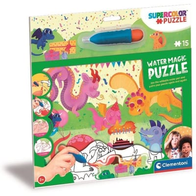 Clementoni Water Magic Serie - Legpuzzel - 15 Stuks - Magische Kleuren - Voor Kinderen
