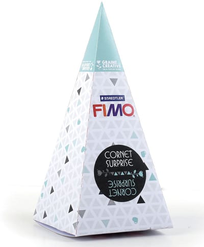 GRAINES CREATIVES - Fimo cactus verrassingszakje blauw 17 x 7 cm modelleerset