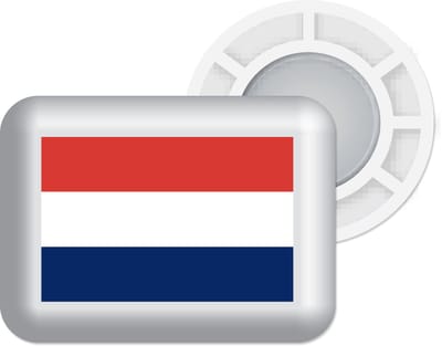 Bibbits hardloopmagneten | NL flag White