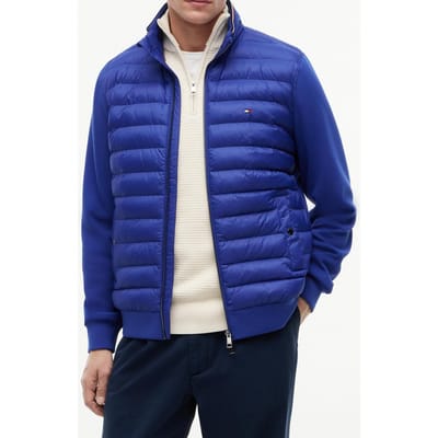 Tommy Hilfiger Mix Media Ess Pigment Blue Größe: S | Leichte Jacken Outlet | Herren | Blau