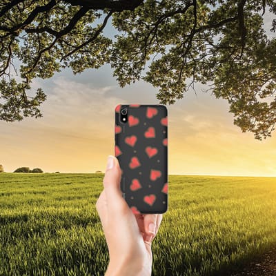 Xiaomi Redmi 7A TPU bumper Hearts