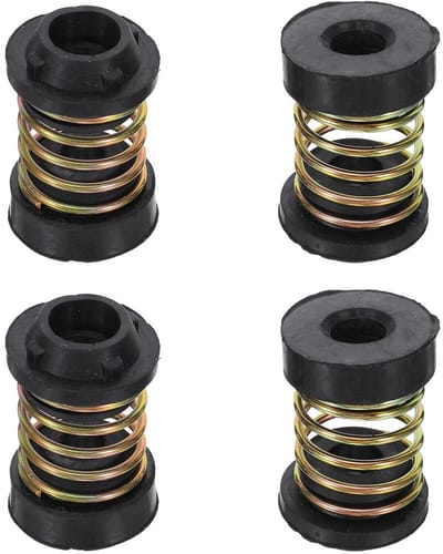 Vibratie Dempers - Geluidsdempers Apparaten - Apparaten Dempen - Universele Montage - 4 Stuks - Zwart