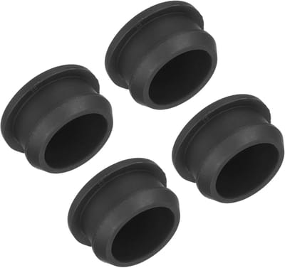 Siliconen Gatstoppen - Rubberen Afdekstoppers - Waterdicht Afsluiten - Hoge Temperatuur Bestendig - 22 mm Diameter - Zwart