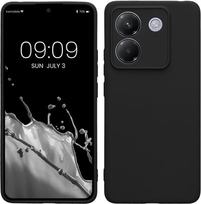 kwmobile telefoonhoesje geschikt voor Xiaomi Poco M7 pro 5G - Hoesje voor smartphone - Precisie camera uitsnede - In mat zwart