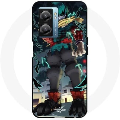 Oppo A77 5G hoesje izuku Midoriya, Deku, één voor allen, mijn held academia anime