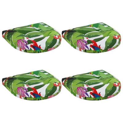 vidaXL - 4-Piece - Zitkussens - 4 - st - 100% - Polyester - Meerkleurig