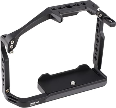 Camera Full Cage voor Panasonic LUMIX GH6 - Lichtgewicht Camera Rig met Arca-Type Basisplaat en Accessoires Bevestiging