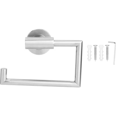 Porte-papier toilette en acier inoxydable brossé, support pour essuie-tout et mouchoirs en papier pour salle de bain white