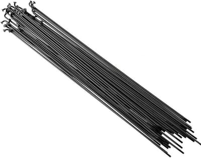 Fietsspaken Staal - Racefiets Spaken - Wiel Reparatie - Hoge Sterkte - 170mm-350mm - Zwart