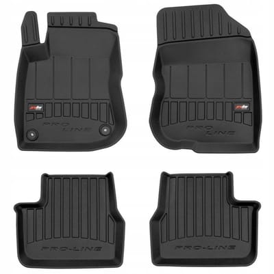 FROGUM – 3D Rubber Vloermatten voor PEUGEOT 208 I (2012-2019) – Set van 4 – TPE – Hoge rand 6 cm