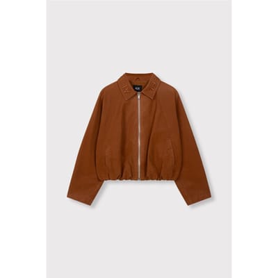 Alix The Label Faux suède ballon jacket -
