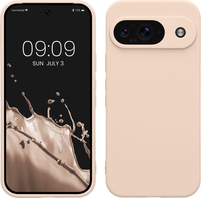 kwmobile telefoonhoesje geschikt voor Google Pixel 9 - Hoesje voor smartphone - Precisie camera uitsnede - In kokosmelk