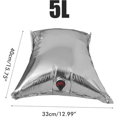 Sacs à Boire Isothermes d'Extérieur pour Cuisine de Camping Pique-Nique Sac Contenant d'Eau Portable Ensemble Réservoir d'Eau 5 10L gray