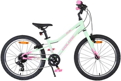 Volare Milano Kinderfiets - Meisjes - 20 inch - Mintgroen - 6 versnellingen