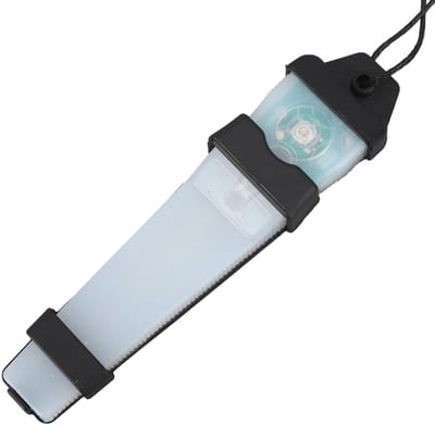 Dailygoods- Helmlicht Waterdicht - Veiligheidslicht - Silicone Licht - Flitsmodus - Persoonlijke Identificatie - Verstelbare Bevestiging