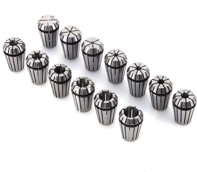 SPHProducts - Spring Collet Set - 13-delige Set - Voor CNC Frees- en Graveermachines - 1-13mm - Precisie Gereedschap - Hoogwaardige Kwaliteit - Geschi