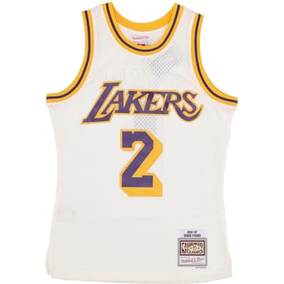 Basketbaltanktop voor heren Nba gebroken wit teamkleur Swingman Jersey hardhout klassiekers 1996 nr. 2 Derek Fisher Loslak