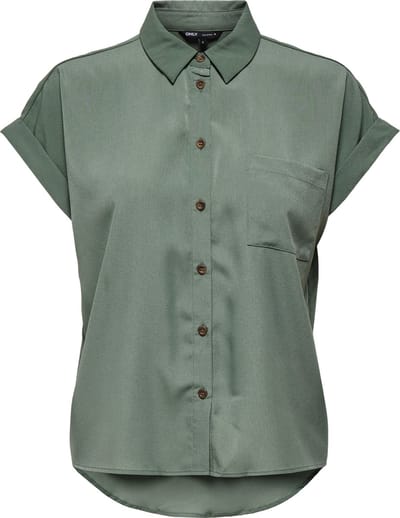 Only Blouse Onlhannover Life S/s Shirt Wvn Noos 15351855 Laurel Wreath Dames Maat - XS
