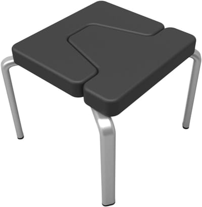 Yoga Hoofdstandbank - Inversie Stoel - Yoga Oefeningen - Stevige Constructie - 120 kg Draagvermogen - Zwart