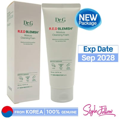 [Dr.G] RED Blemish Clear Moisture Reinigingsschuim 150ml 1pc (150ml) white
